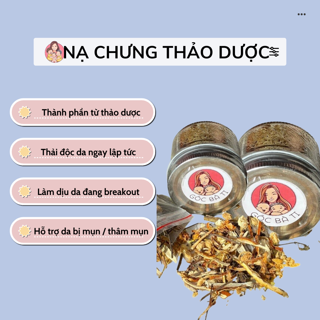 NẠ CHƯNG THẢO DƯỢC KÈM XÔNG