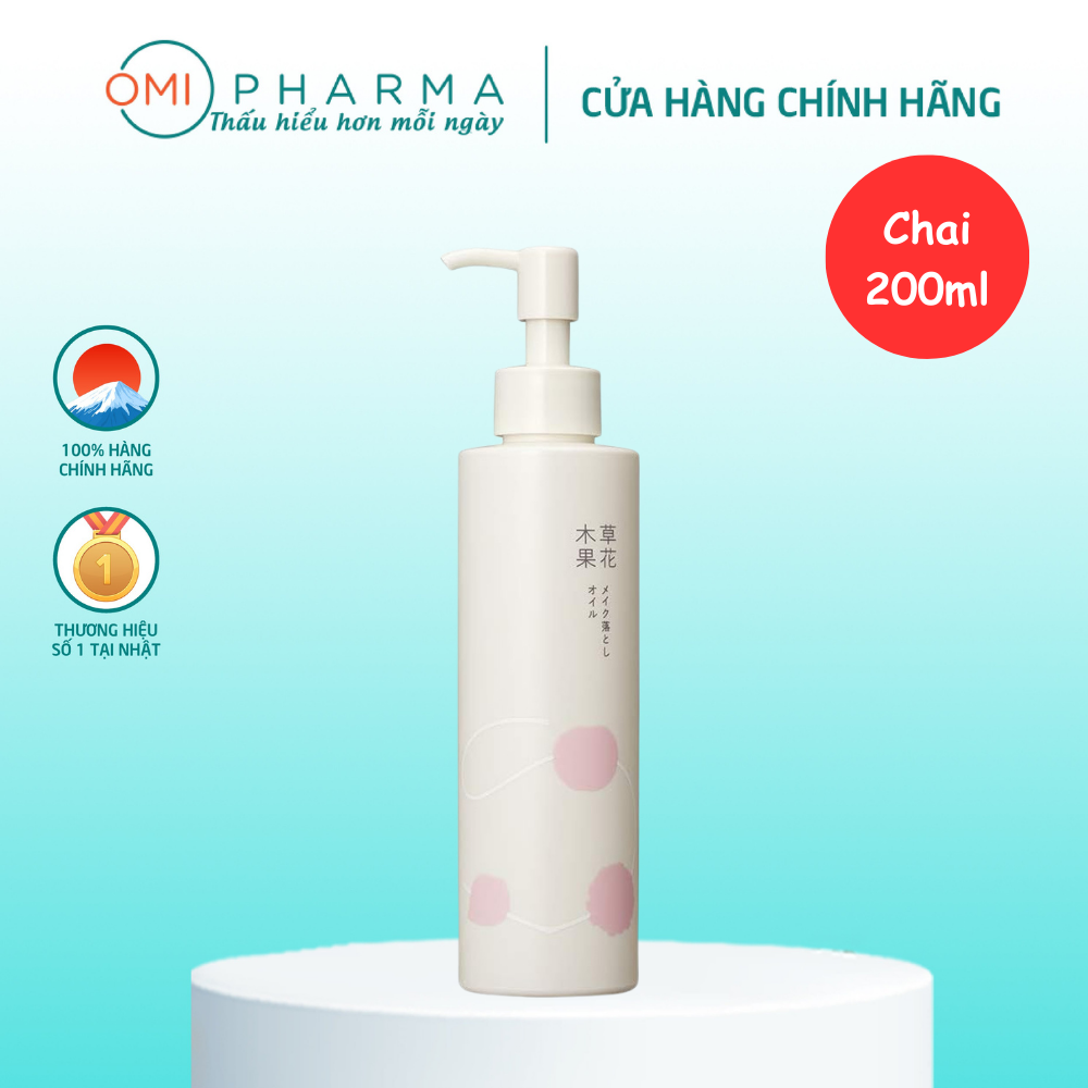 Dầu Tẩy Trang Sạch Sâu, Làm Dịu Da SokaMocka Nhật Bản 200ml