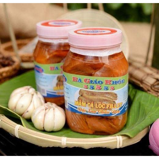 [HCM]Mắm cá lóc Phile Bà Giáo Khỏe 55555 hủ 500gr đặc sản Châu Đốc Không sử dụng hóa chất phẩm màu độc hại