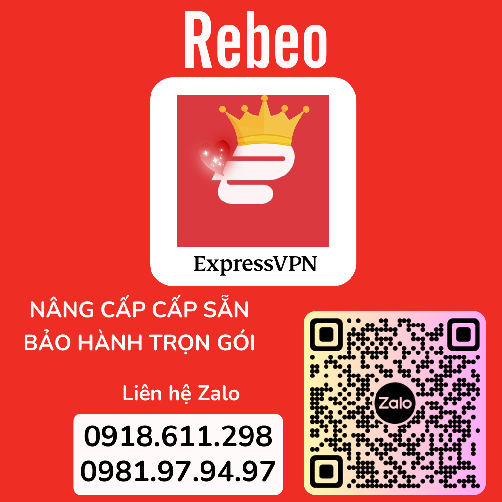 Nâng Cấp Tài Khoản Express Vpn - REBEO Shop