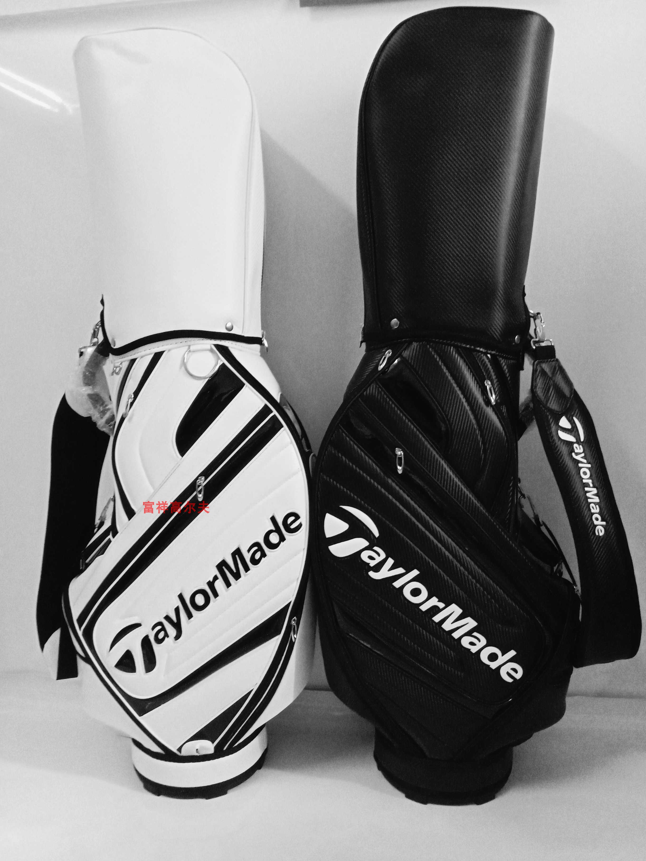 Túi gậy golf -túi đựng gậy golf- túi golf da PU- túi gậy taylomade da PU màu trắng- màu đen kèm nắp đậy