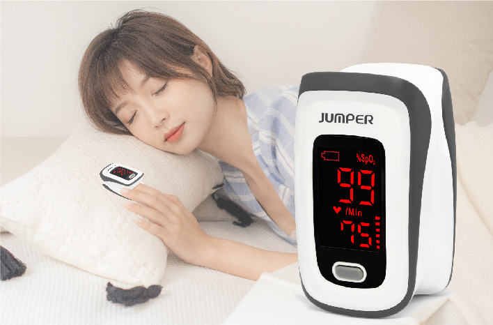 Máy đo nồng độ oxy trong máu spo2 và nhịp tim jpd-500e