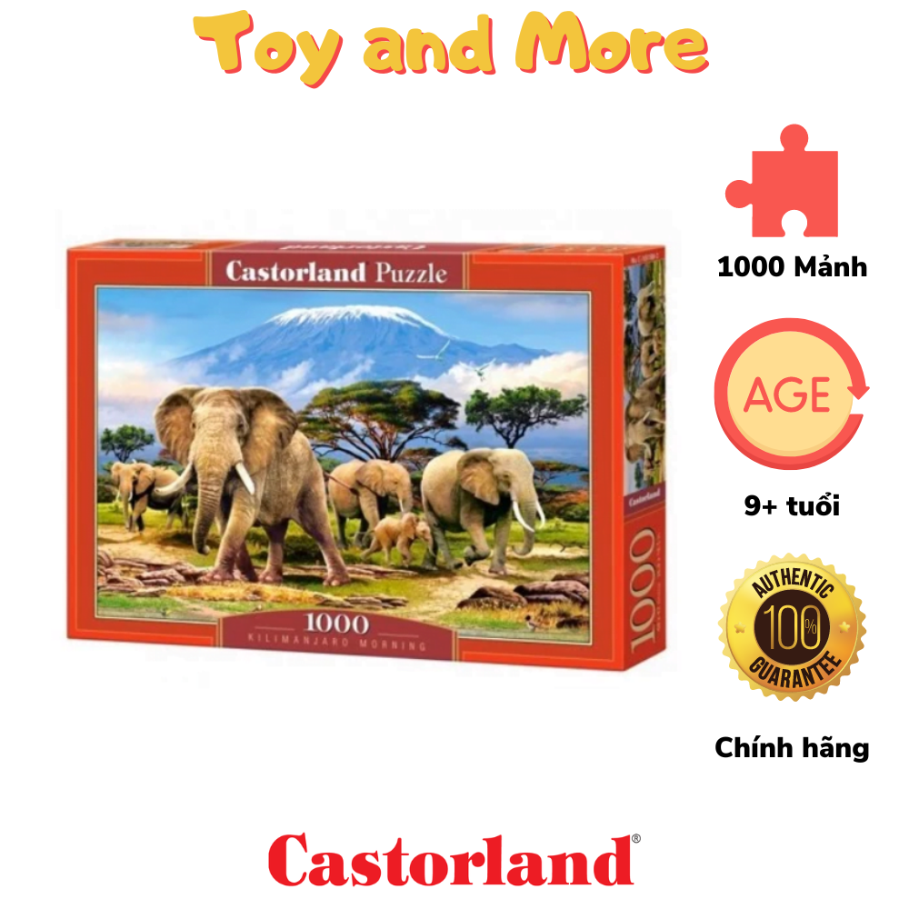 Bộ Tranh Ghép Xếp Hình Castorland Kilimanjaro 1000 mảnh