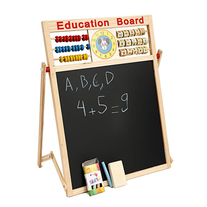 Bảng viết từ 2 mặt kèm bộ chữ số cho bé education board ca50104