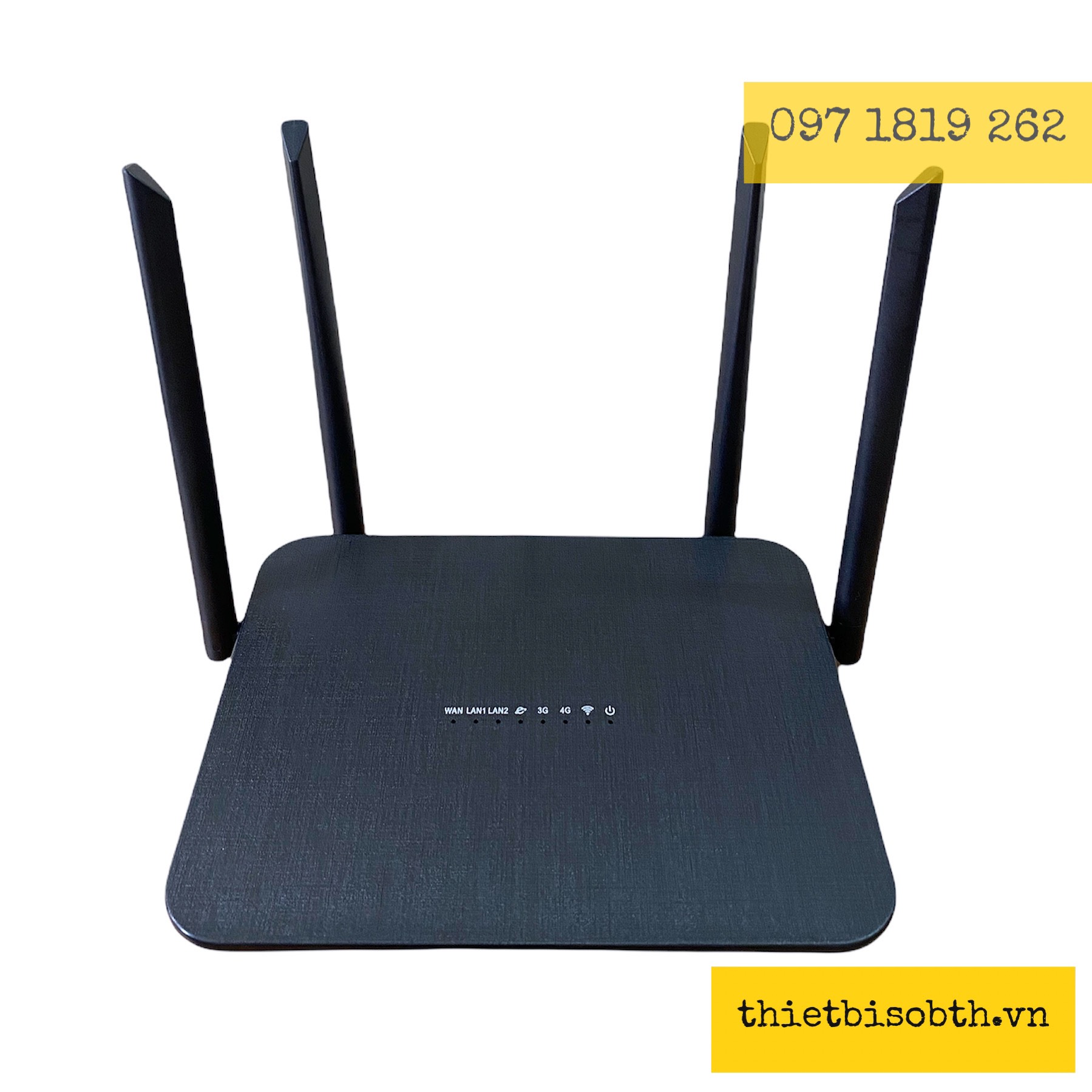 Bộ Phát Wifi 3G/4G Tốc Độ Cao H823-LTE 4 RÂU- Hỗ Trợ Phát Wifi Từ SIM 4G - 32 User kết nối .