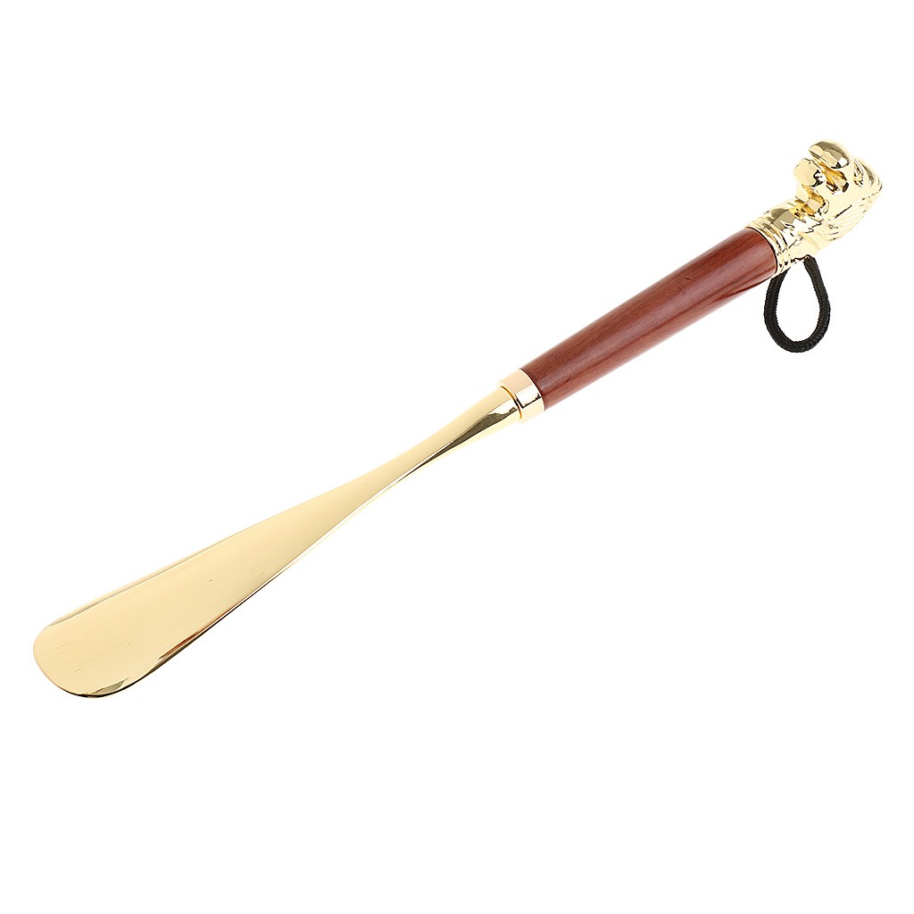 HOT Dụng cụ hỗ trợ mang giày bằng kim loại 32cm hình đầu sư tử