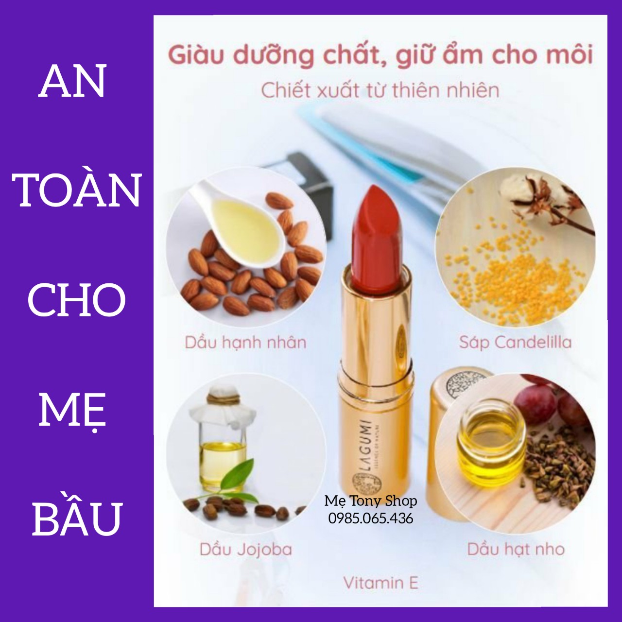 Son không chì dành cho bà bầu