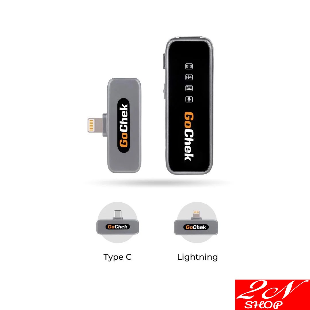 Micro thu âm không dây gochek gc-a ultra cho điện thoại android & ios