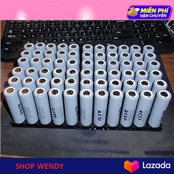 PIN 18650 DUNG LƯỢNG 2000 - 1500 -1000 -500 mAh THÁO MÁY DÙNG LÀM SẠC DỰ PHÒNG