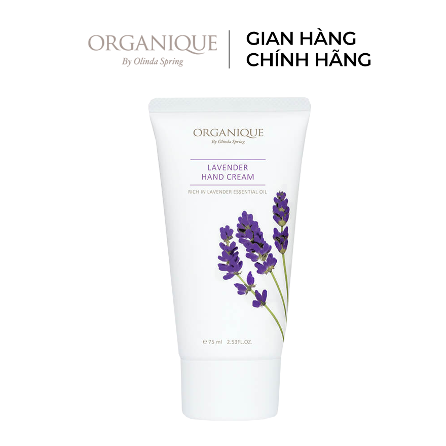 Kem dưỡng da tay hương lavender organique lavender hand cream 75ml