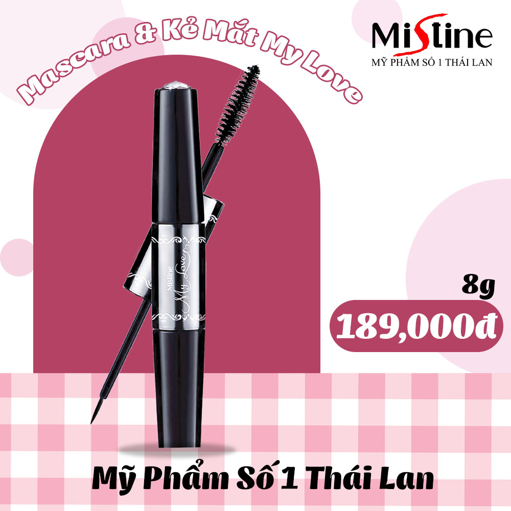 Mascara và kẻ mắt mistine my love