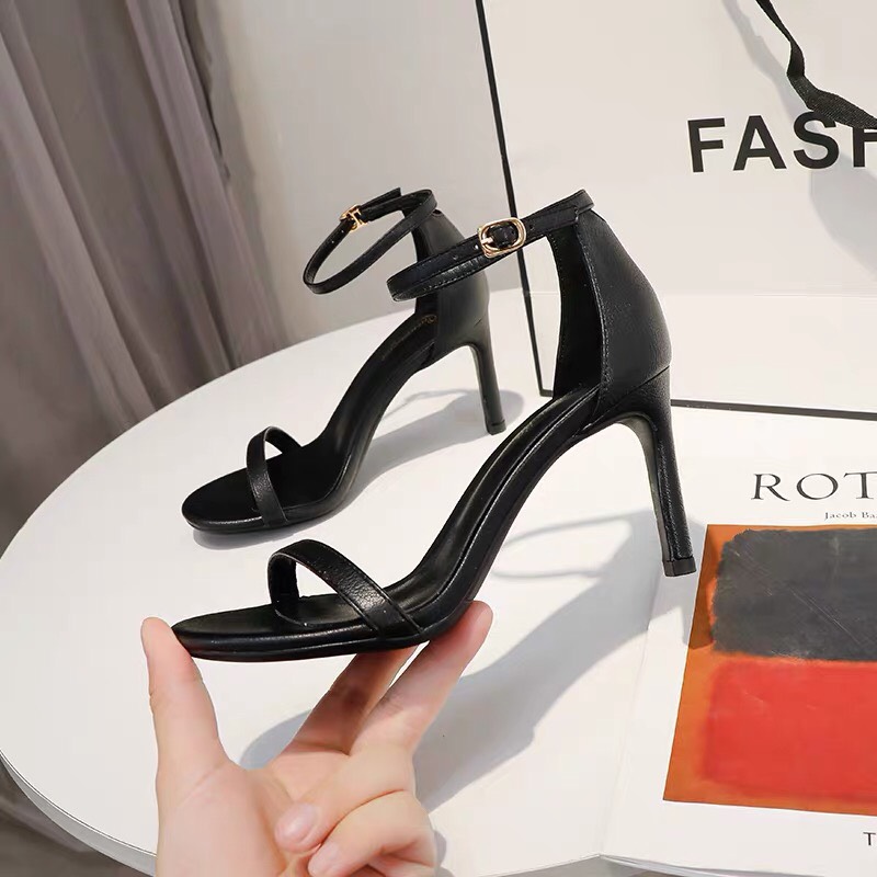 [Ảnh Thật]  Giày cao gót ,Sandal nữ cao gót dây mảnh cực xinh -hàng full box