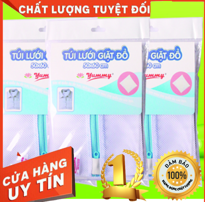 Túi giặt đồ cao cấp hiệu YUMMY kích thước 50x60 /Túi bảo vệ quần áo khi giặt /túi lưới giặt đồ hàng việt nam chất lương cao