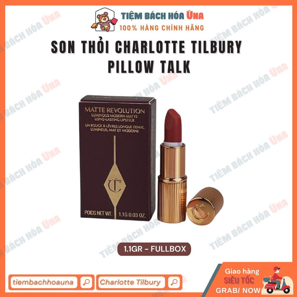 Son thỏi Charlotte Tilbury Mini Pillow Talk, Walk of no shame minisize - Tiệm bách hóa Ú na