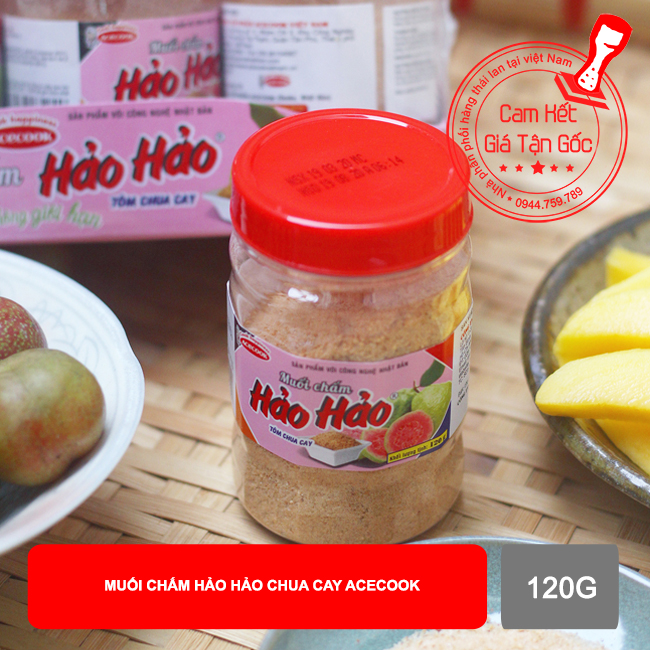 Muối chấm hảo hảo tôm chua cay acecook 120gr- Kho Thế Giới