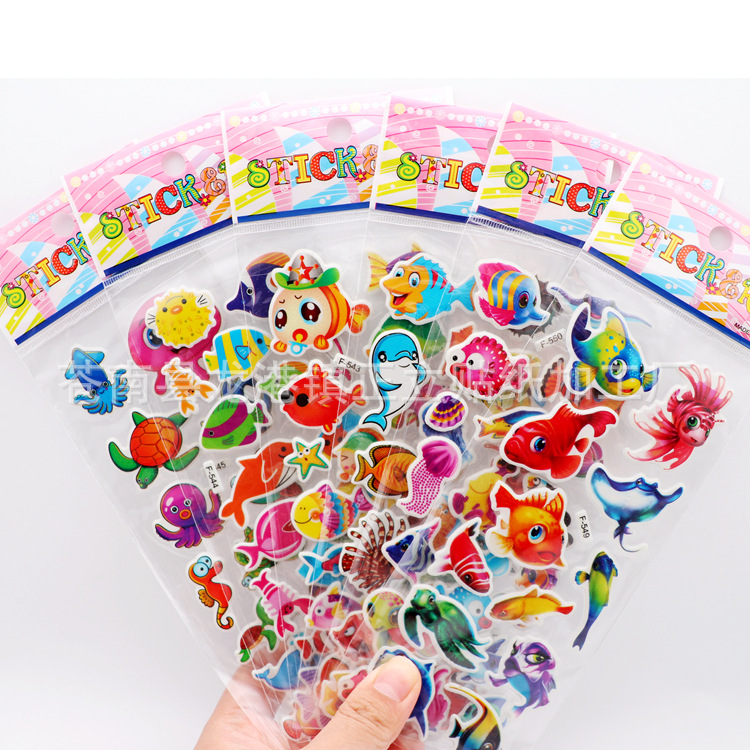 Hình dán trang trí, sticker miếng dán hoạt hình cute trang trí dán tập vở, bình nước, bút nước