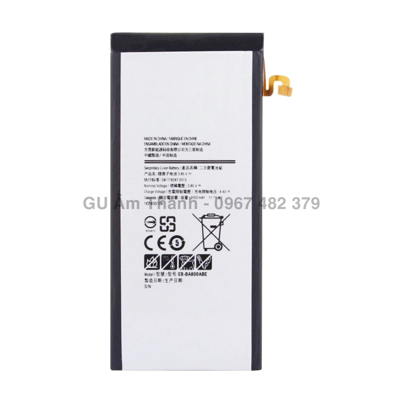 Pin cho samsung galaxy a8 2015 sm-a800f dung lượng 3050mah zin