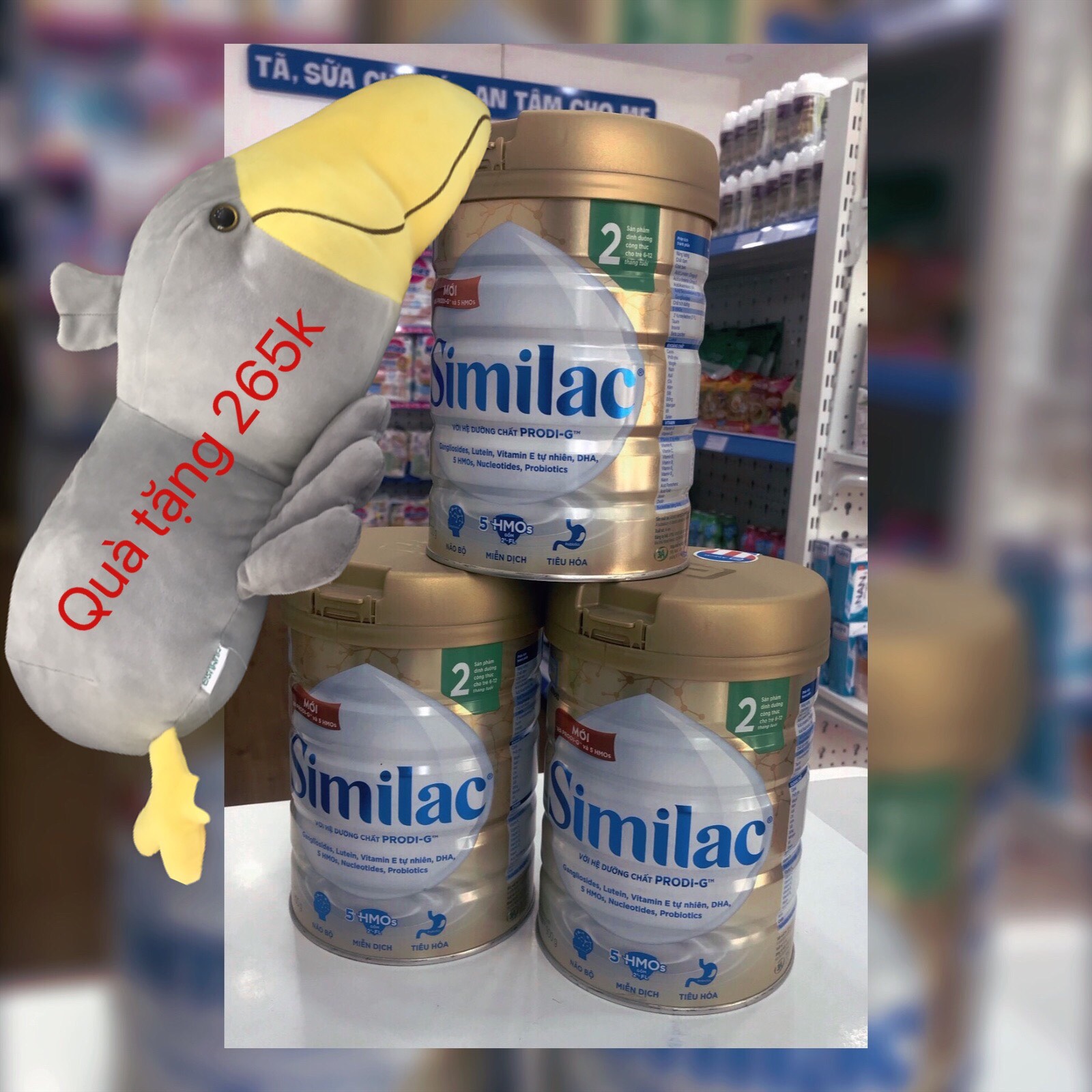 Sữa bột similac iq hmo số 2 900g