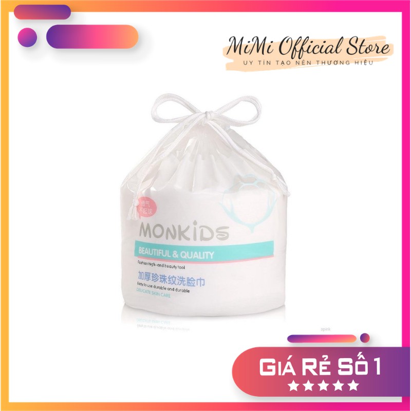 Cuộn khăn khô đa năng giấy lau mặt dùng 1 lần Monkids chất cotton chăm sóc da dùng trong Spa