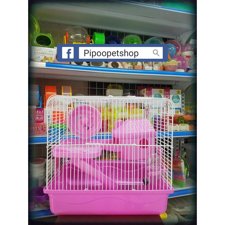 Lồng hamster bear 2 tầng
