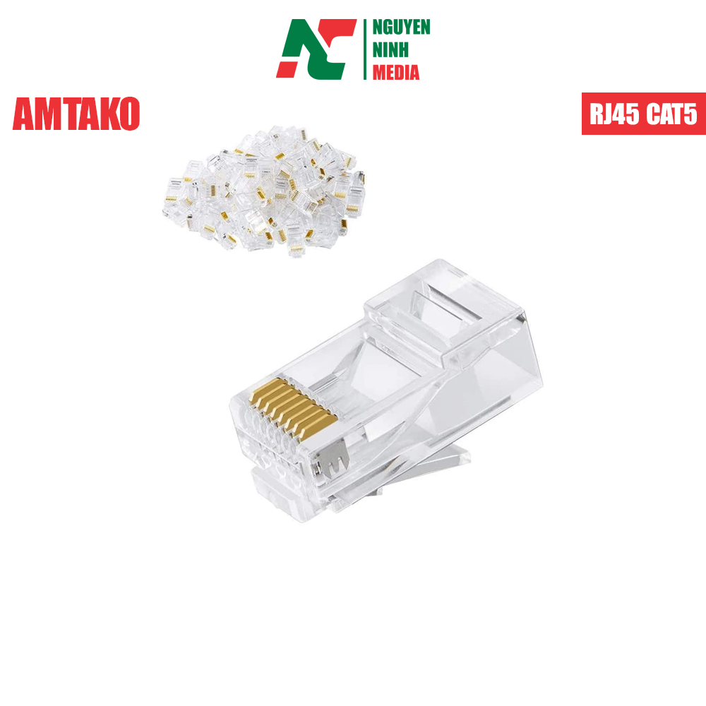 Đầu bấm mạng rj45 cat5e amtako