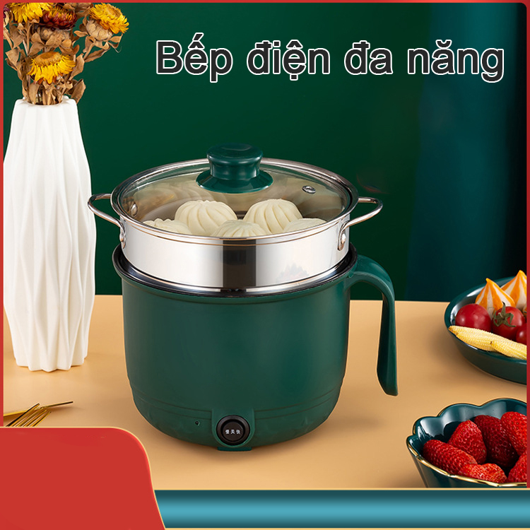 [HCM]Nồi điện nhỏ đa chức năng Nồi đun sôi điện chống dính Ký túc xá sinh viên nấu mì Lẩu điện mini gia đình công suất thấp Tiết kiệm năng lượng Điện máy bé