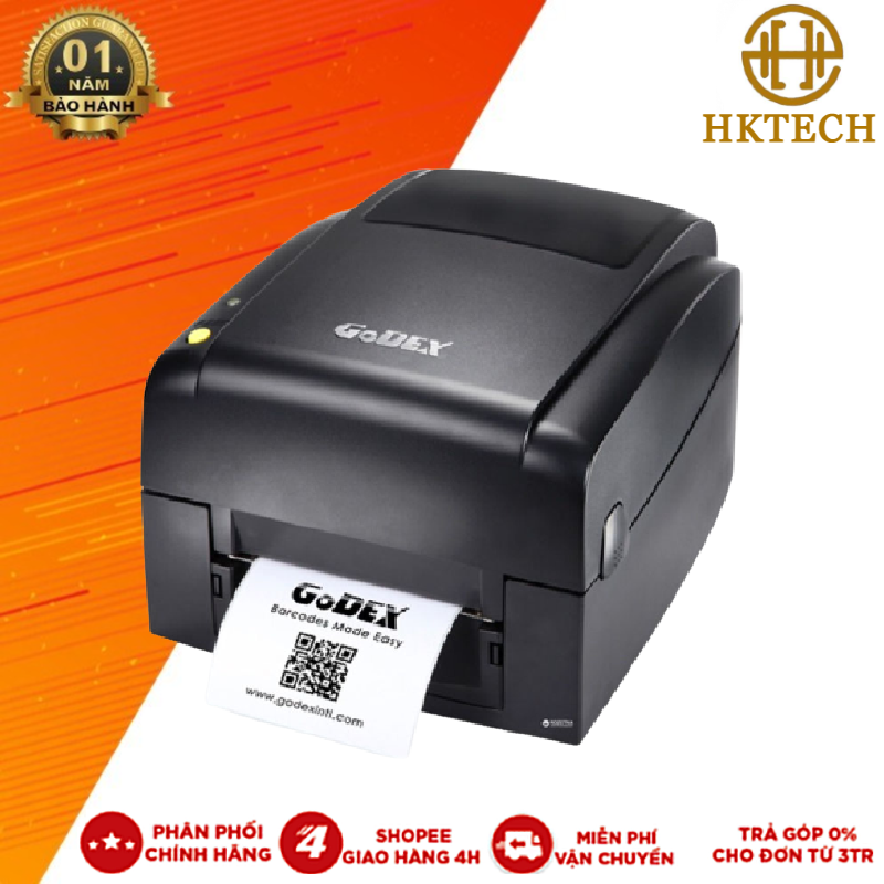 Máy in tem nhãn, in mã vạch Godex Ez120