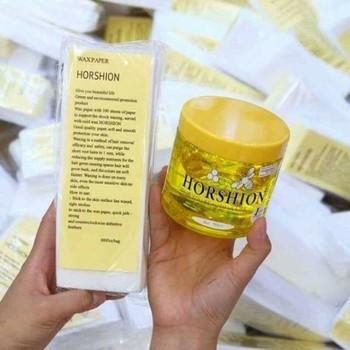 Combo tẩy lông Horshion và giấy wax