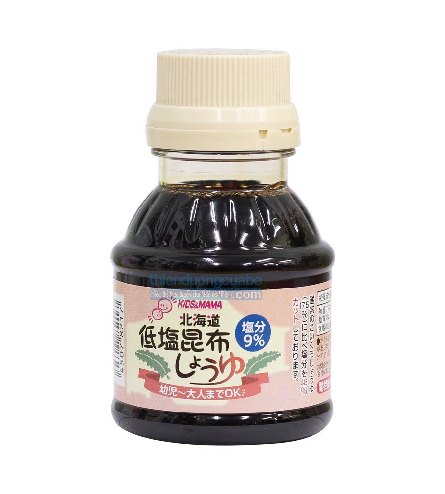 [HCM] Nước tương tảo bẹ Nhật KIDS & MAMA 100ml Nhật Bản Cho Bé - LeVyStore - TheGioiHangNhap