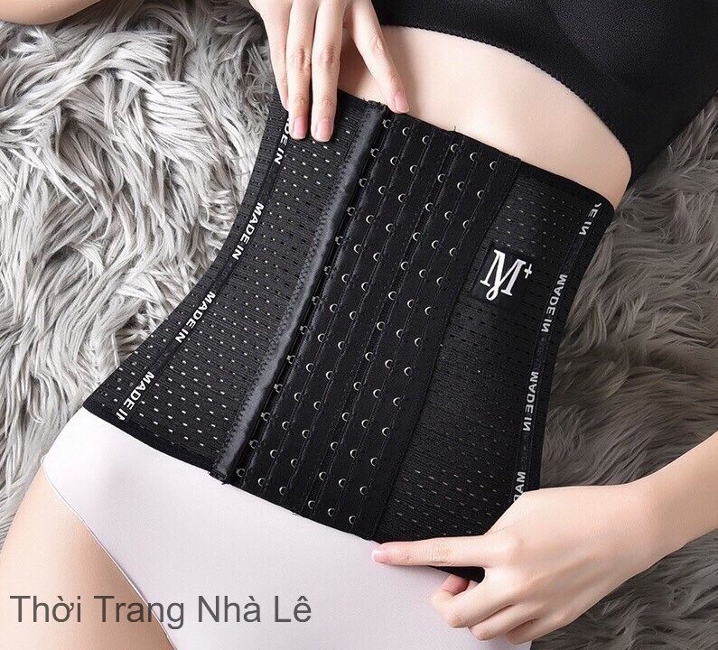 [HCM]Gen nịt bụng định hình 6 nấc cài - 4 thanh chống cuộn - chiều cao gen 25cm - gen nịt bụng tạo vòng eo thon gọn - đai nịch bụng chống cuộn giảm mỡ sau sinh - miếng nâng bụng - đồ lót định hình