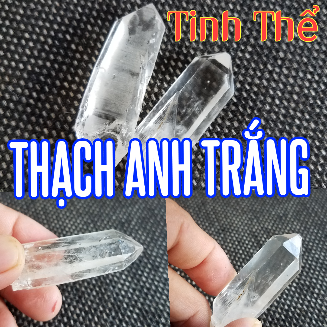Tinh thể Thạch Anh trắng thiên nhiên 100%. Cân bằng điều hòa năng lượng giảm căng thẳng.  - Phục hồi trí nhớ,đãng trí, hay quên…Hỗ trợ quá trình tuần hoàn giảm mệt mỏi, căng thẳng-Ổn định hệ thần kinh,điều hòa huyết áp...