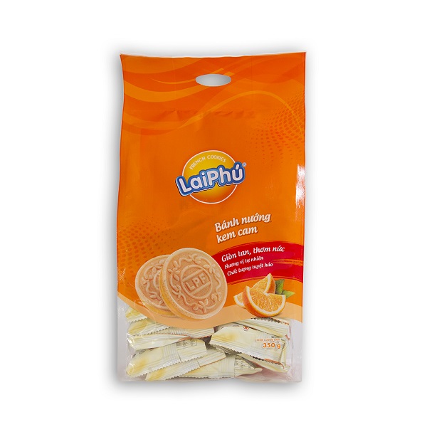 [HCM]Bánh French Cookies Lai Phú Vị Cam 350g