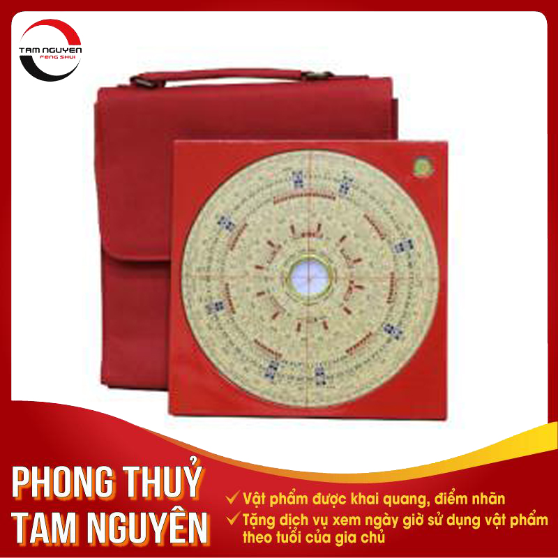 La Kinh Tiếng Việt 36 tầng Ngọc Phúc Đường - La bàn Phong thủy - Phong thủy Tam Nguyên  (tặng thêm thước Lập cực 270K)