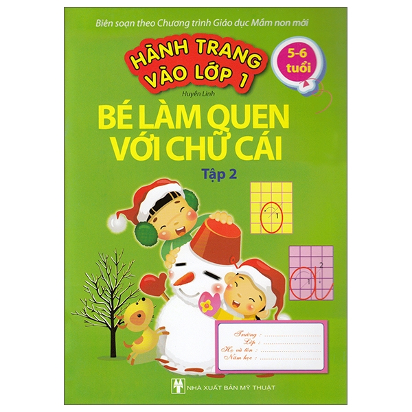 Fahasa - Bé Làm Quen Với Chữ Cái - Hành Trang Vào Lớp 1