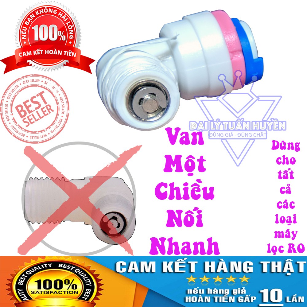 Van 1 chiều nối nhanh dùng cho máy lọc nước RO