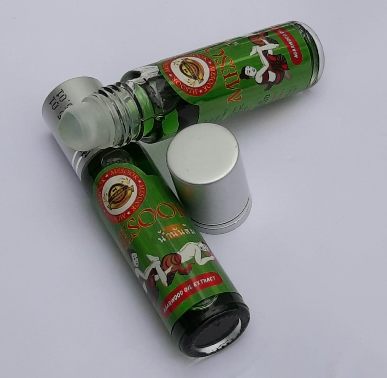 Dầu Gió dầu lăn xanh Thảo Dược MESOOK Oil 8ml đau nhức xương khớp, khử mùi hôi cơ thể  nách,chân, giảm stress