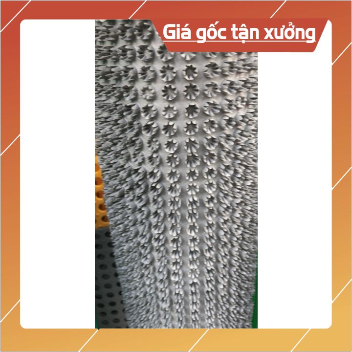 Thảm Nhựa Gai Bông Cúc Chống Trơn Trượt  Khổ 90cm x1m Có Thể Cắt Theo Yêu Cầu