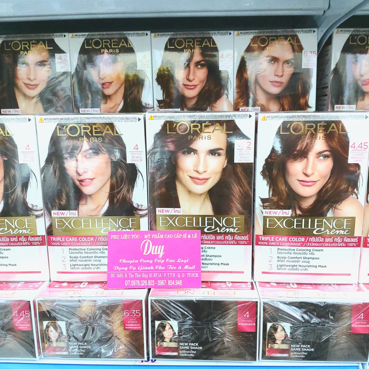 Thuốc nhuộm tóc phủ bạc loreal - sán phẩm chính hãng