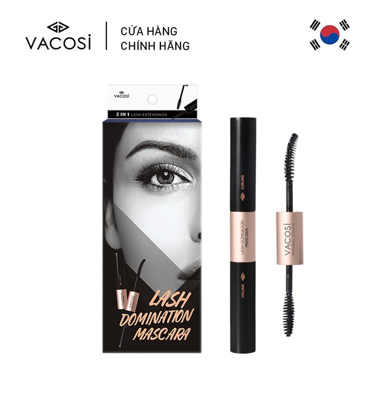 [HCM] Vacosi Mascara Làm Dài Và Cong Mi Natural Lash Domination Mascara 10g