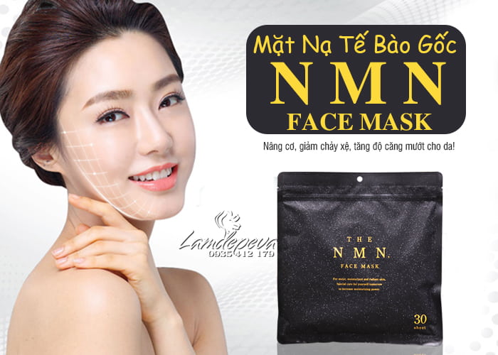 Mặt nạ NMN Face Mask Nhật Bản chống lão hóa da 30 miếng