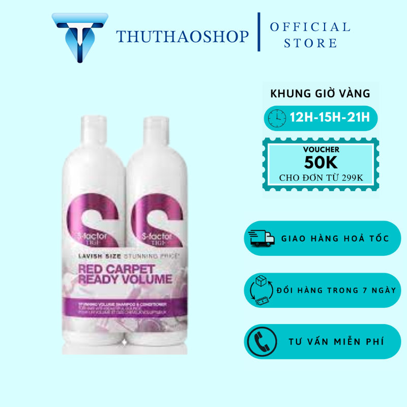 Dầu gội đầu tigi trắng - tigi s factor cao cấp 750ml*2 - dầu gội cặp phục hồi hư tổn từ sâu bên trong