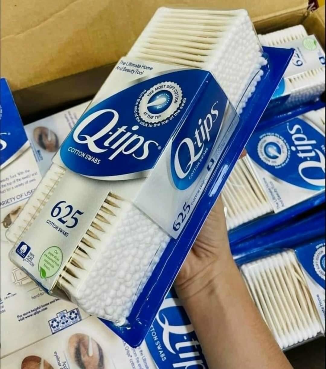 Tăm bông Q-Tips hộp 625 cái hàng Mỹ