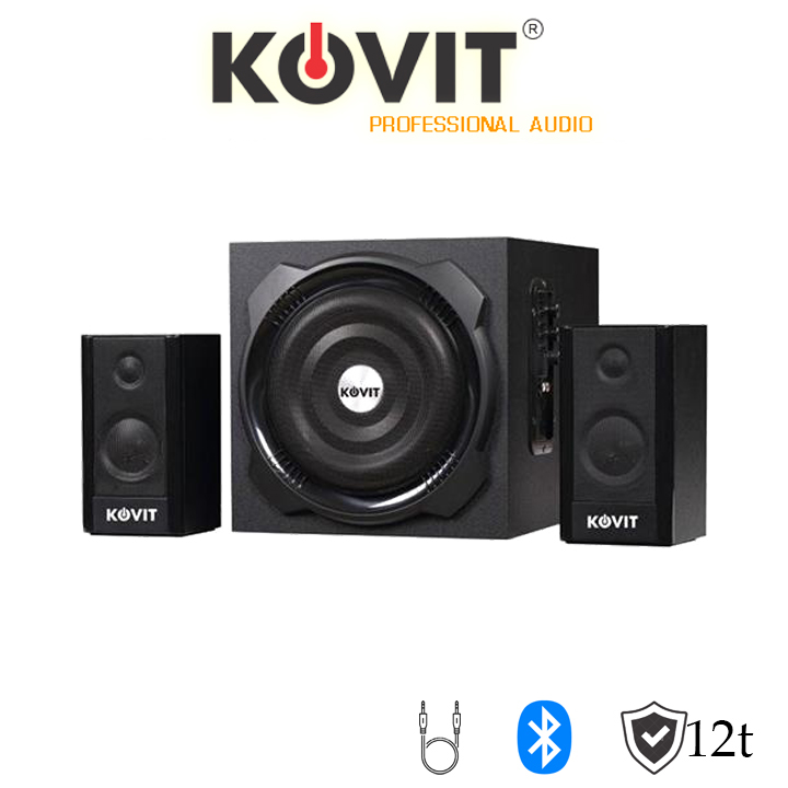 Loa vi tính 2.1 KOVIT KS 30 - Nghe nhạc hay, giá rẻ, công suất 30W, có kết nối bluetooth