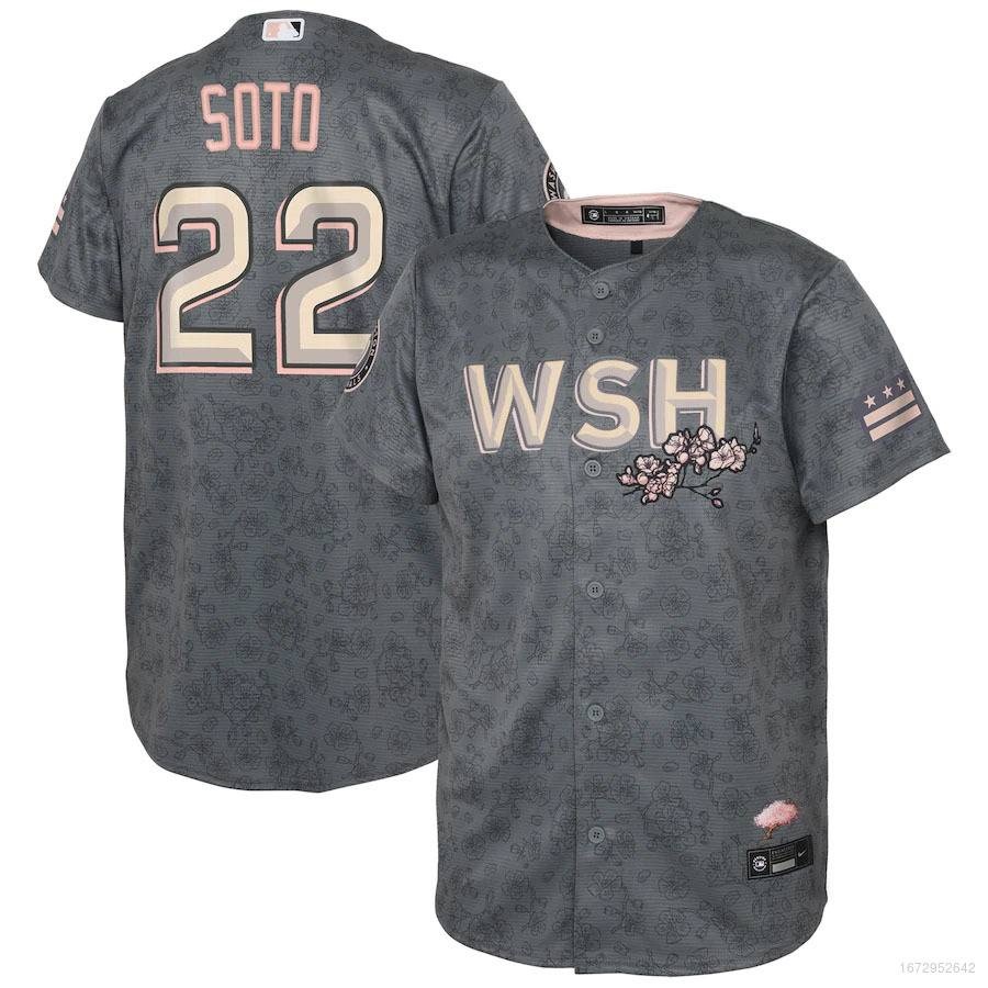 Chất lượng cao Jersey GR MLB Washington Nationals Baseball Jersey Shirts