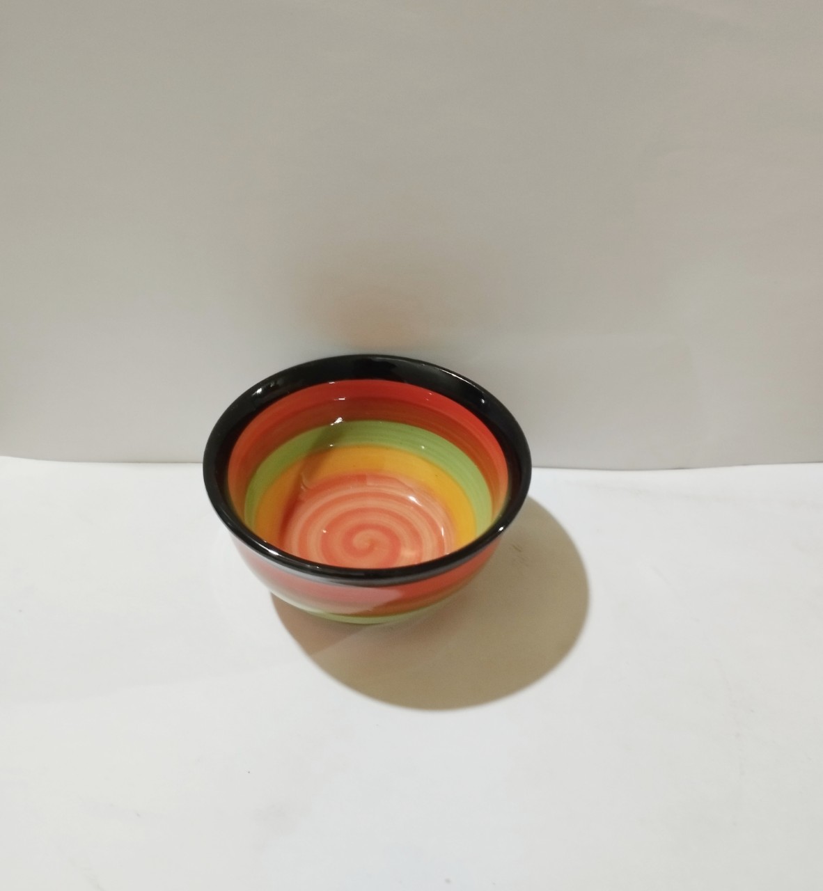 Chén chấm sứ cầu vòng 3.5''