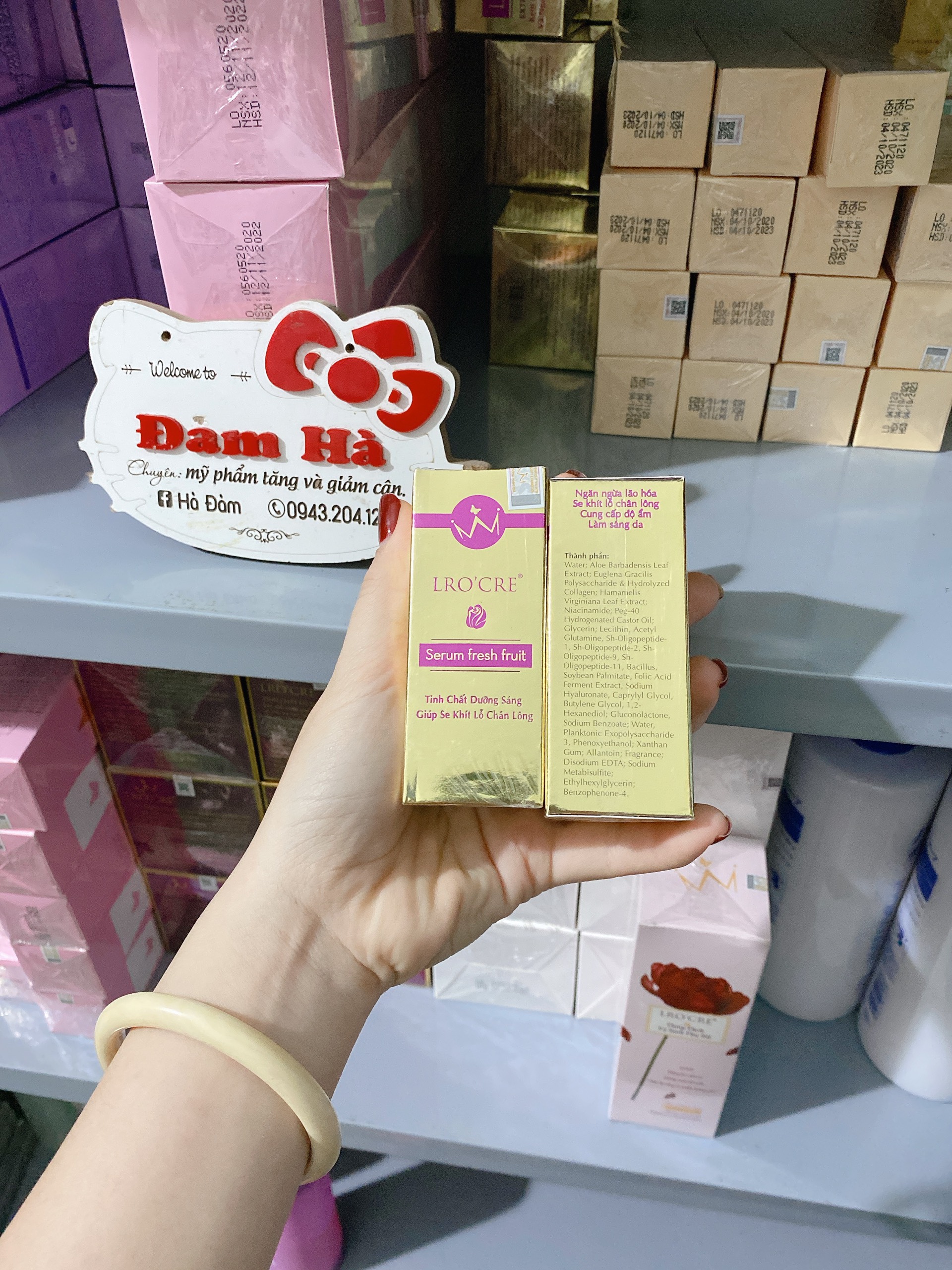 SERUM FREST FRUIT LROCRE -TINH CHẤT GIÚP DƯỠNG SÁNG DA FRESH FRUIT LROCRE
