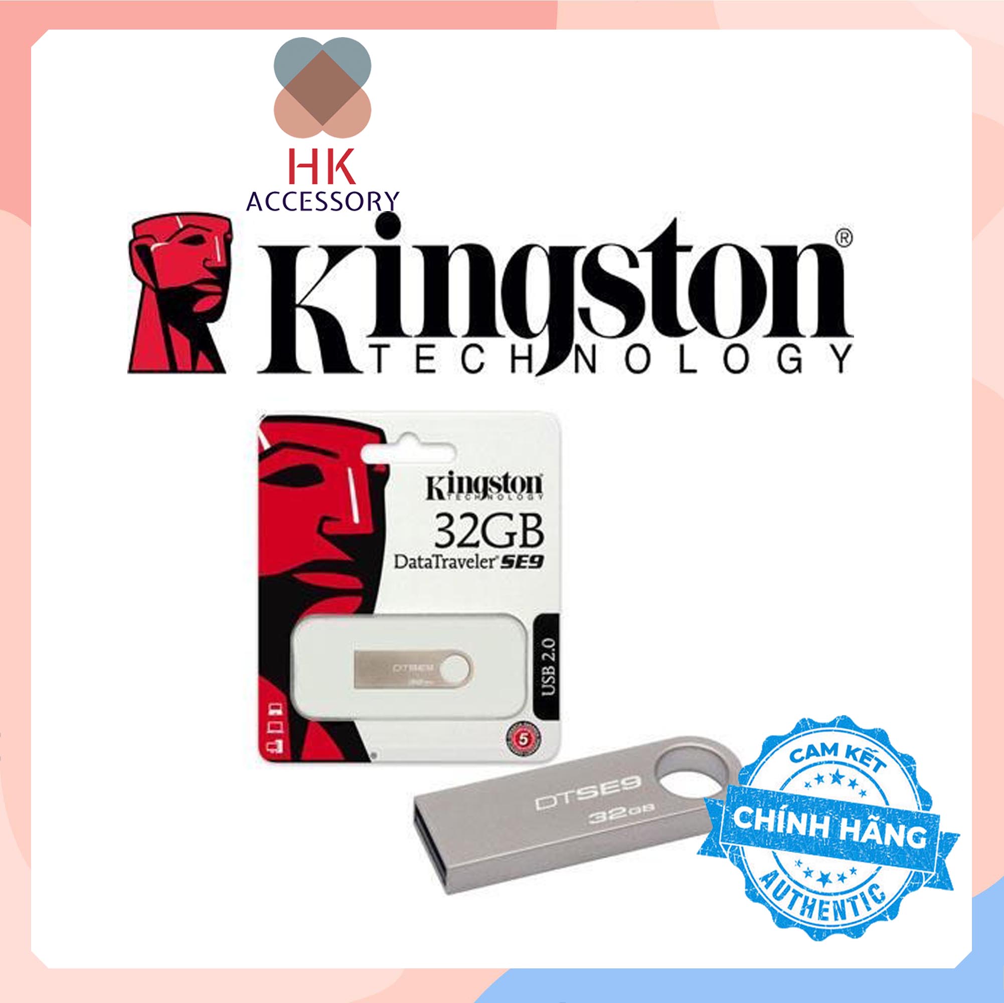 USB Kingston SE9 Dung lượng 8GB/ 16GB/ 32GB Hàng chính hãng