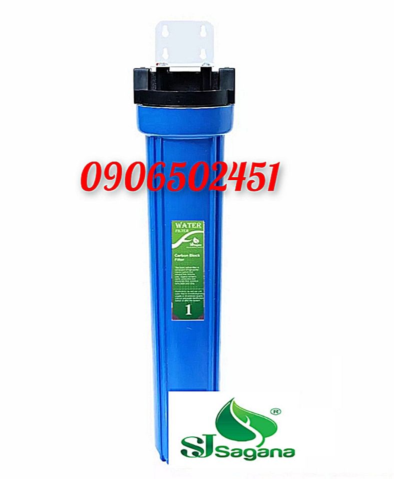 [HCM] Bộ lọc nước sinh hoạt  ly đơn 20 Inch (bao gồm lõi & phụ kiện)