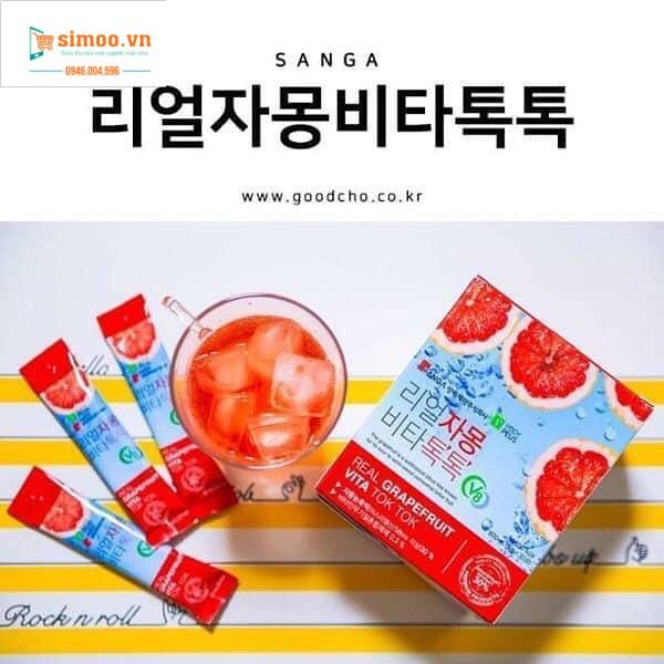 Nước ép bưởi giảm cân đẹp da sanga