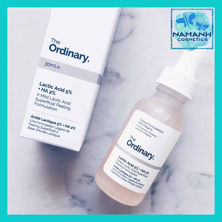 Serum tẩy tế bào chết không gây kích ứng da The Ordinary Lactic Acid 5% + HA 2% 30ml
